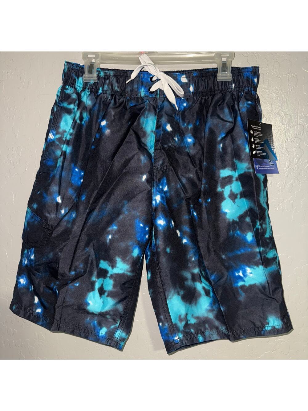 Kanu Surf Men's Standard Infinite Swim Trunks Regular Hurricane Navy Medium